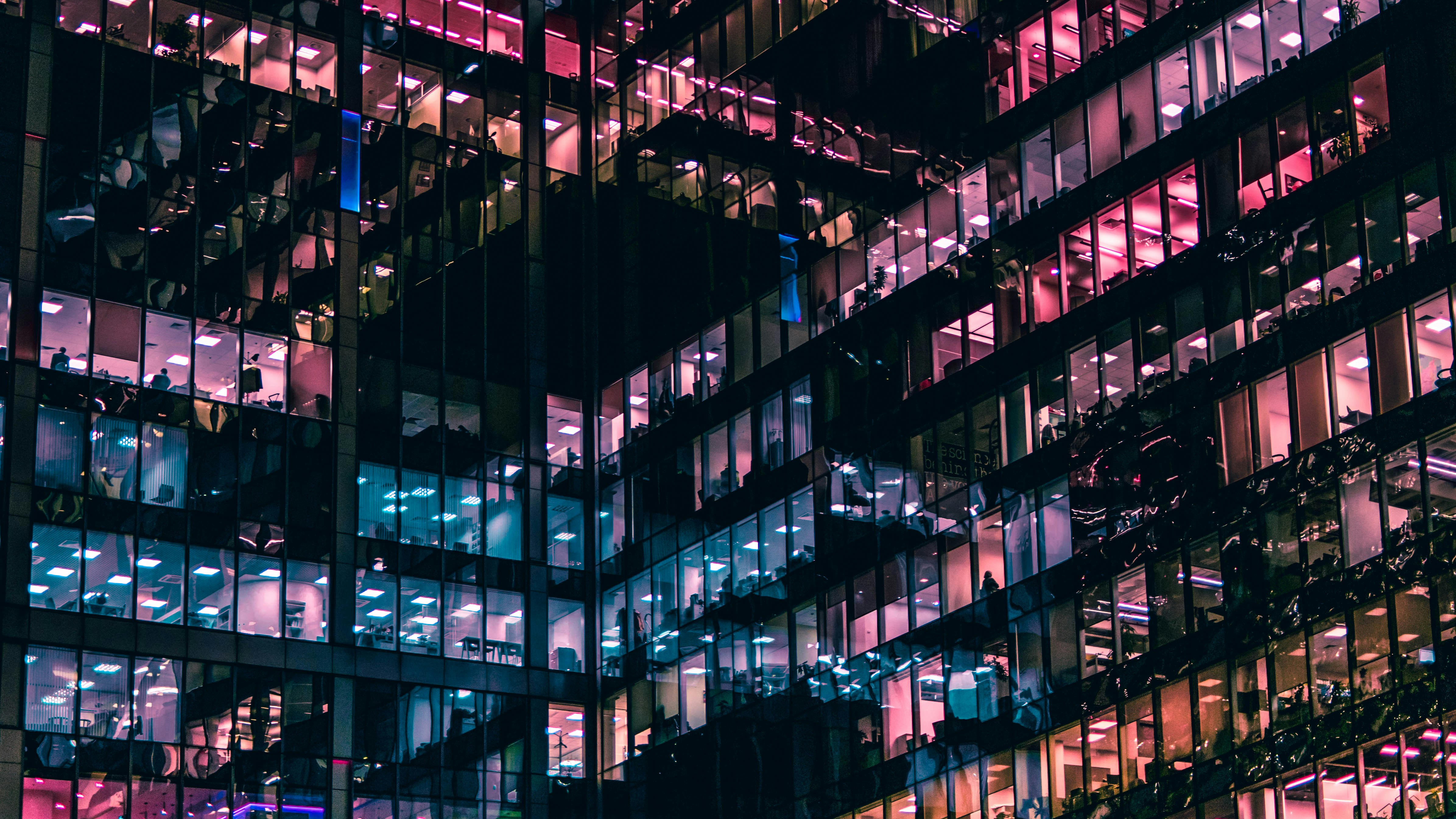 Multiple office windows